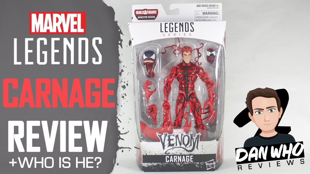 Marvel Legends Carnage (Monster Venom BAF) Spider-Man Action Figure Toy Review