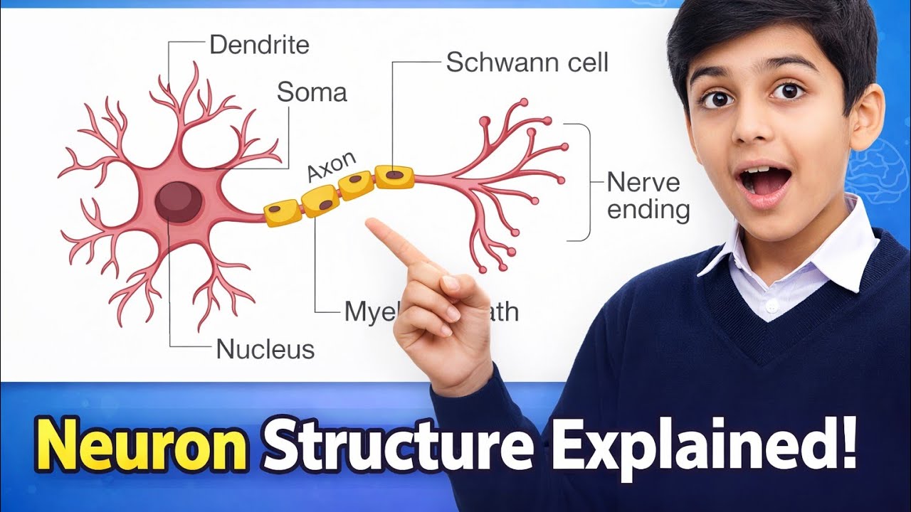 How Your Brain Sends Messages? Neuron Structure Explained!