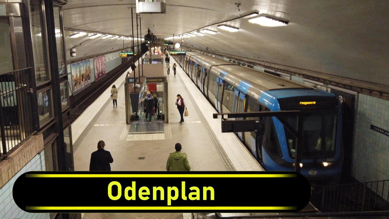 Metro | Tunnelbana Station Odenplan - Stockholm 🇸🇪 - Walkthrough 🚶