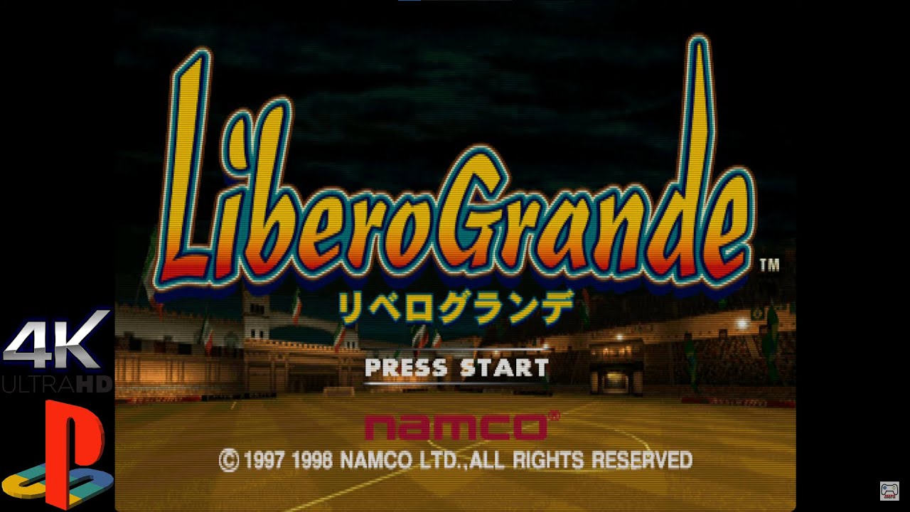 PS1 Gameplay - LIBERO GRANDE (JAPAN) (4K 60FPS)