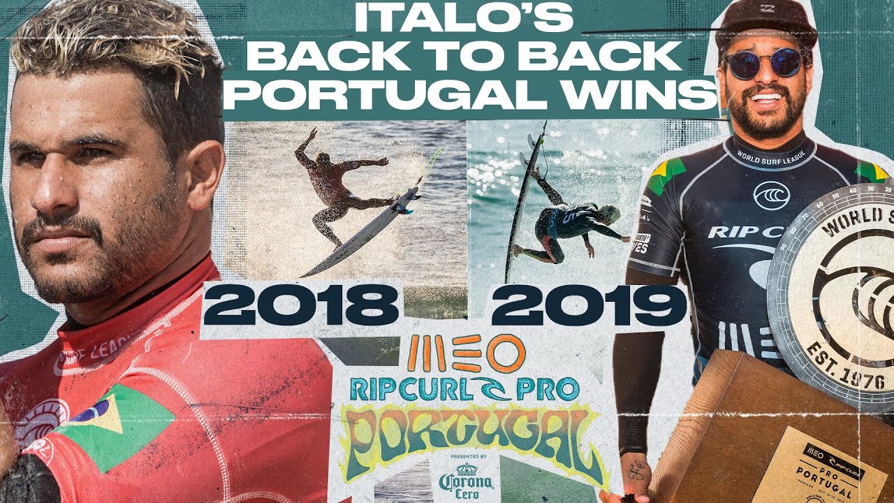 Italo Ferreira's back-to-back wins at the MEO Rip Curl Pro Portugal 2018 & 2019