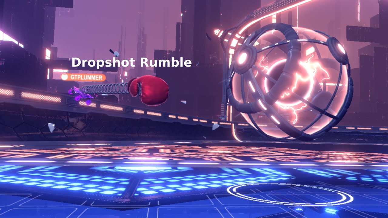 I forgot this game mode existed (Rocket League Dropshot Rumble)