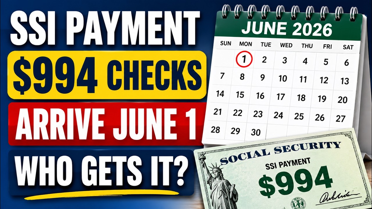 SSI Payment  $994 Checks Arrive June 1 &ndash; Who Gets It?