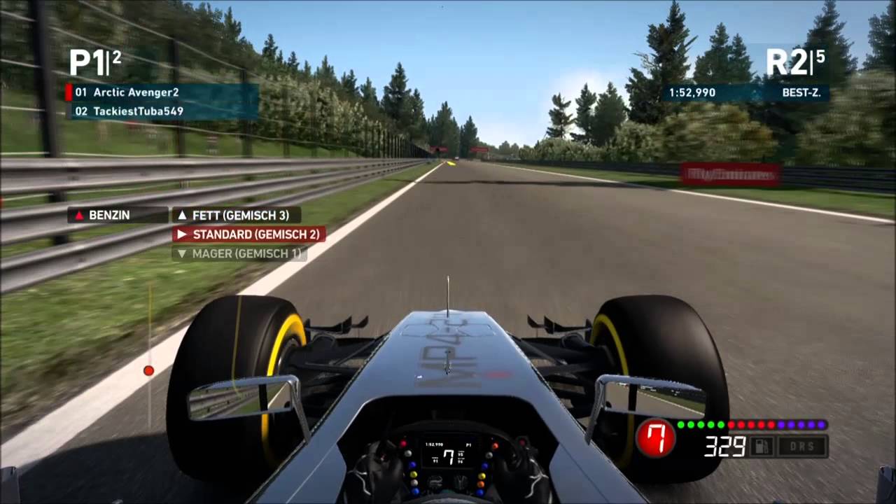F1 2014 Xbox 360: Spa Online Multiplayer Short Race (Codemasters' servers and major community)