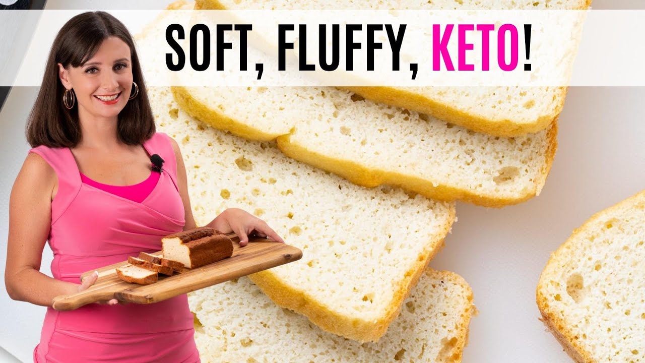 KETO WHITE BREAD: 5 ingredients, light, and fluffy!