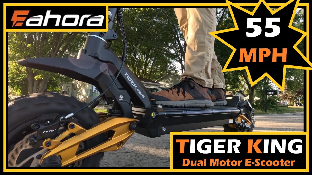 Eahora Tiger King, Dual Motor, 55mph E-Scooter **Review**