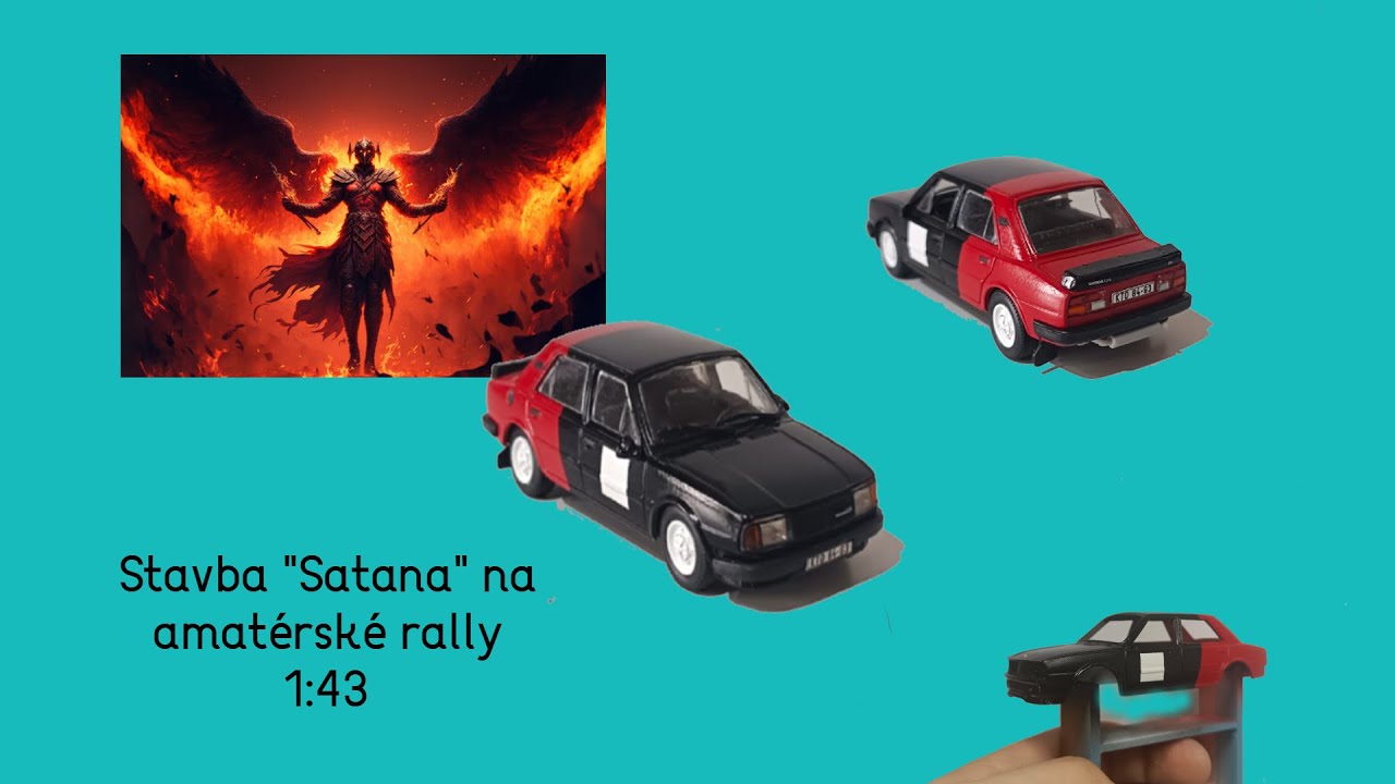 Škoda 120 amatérské závody Satan