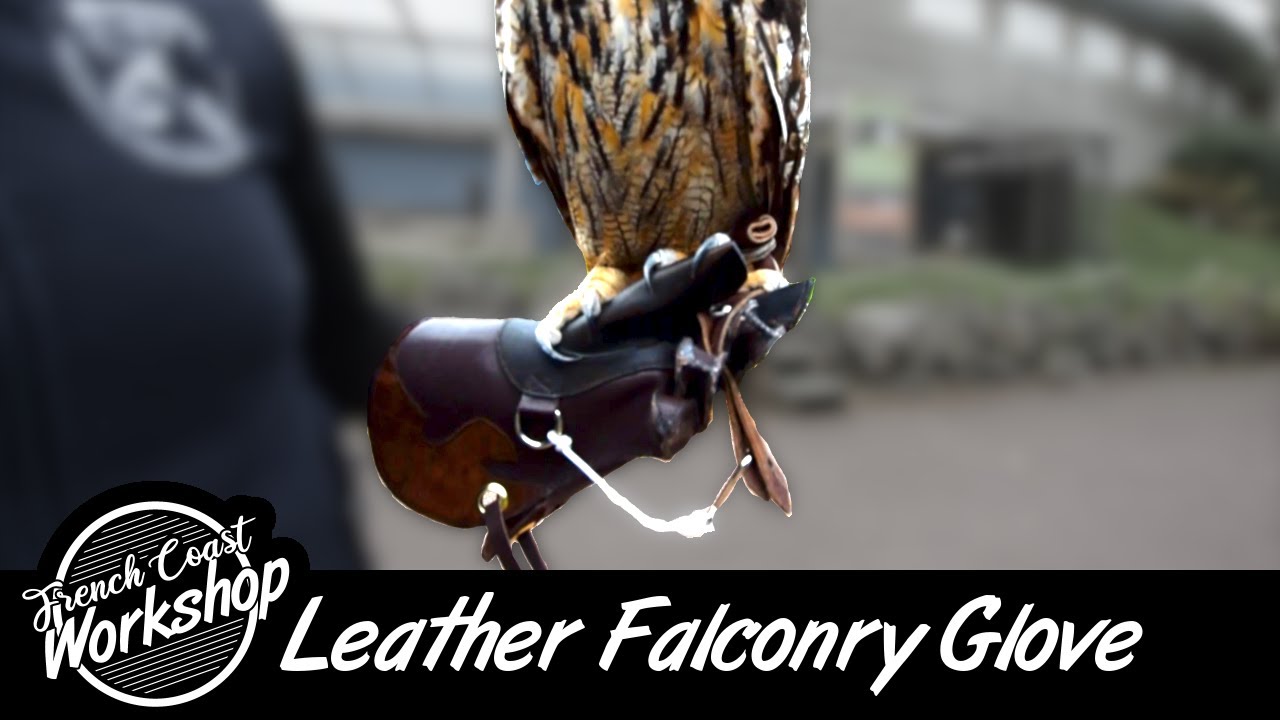 Leather Falconry Glove || DIY || Leathercraft