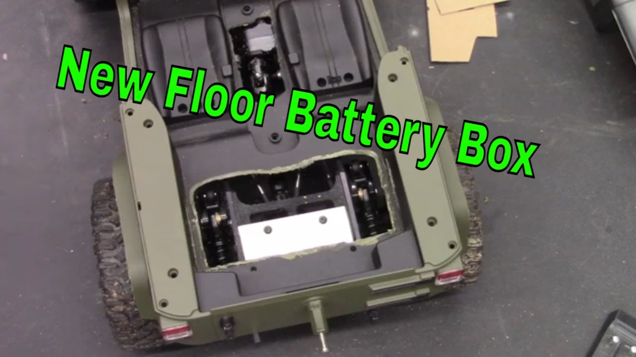 Skeleton Chassis Jeep JK Pt 3 // New floor // Battery