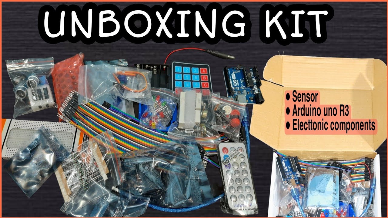 Unboxing Electronic kit with 25 projects || Arduino R3 , Sensor and many electronic components