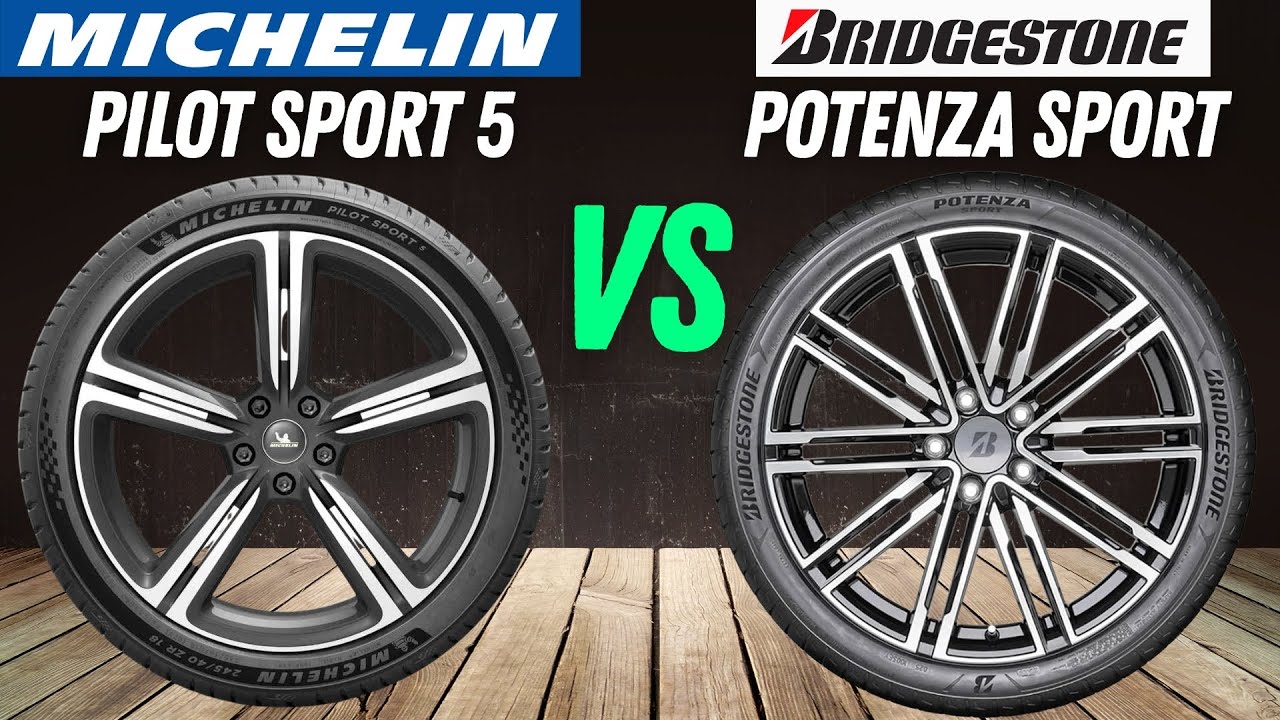 Michelin Pilot Sport 5 vs Bridgestone Potenza Sport &ndash; PERFORMANCE TIRE SHOWDOWN