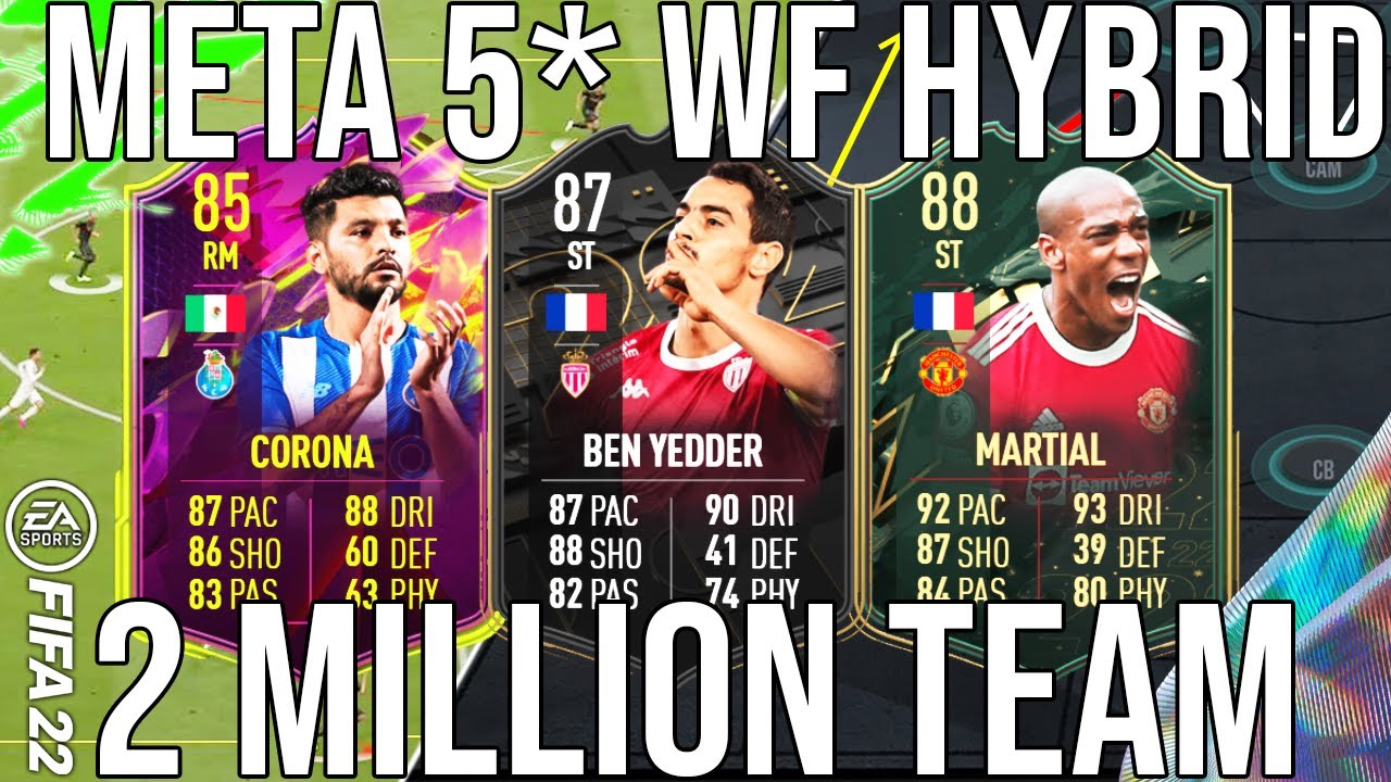 BEST META 2 MILLION COIN TEAM (5* WEAK FOOT PLAYERS) SQUAD BUILDER TO GET MORE WINS! - FIFA 22