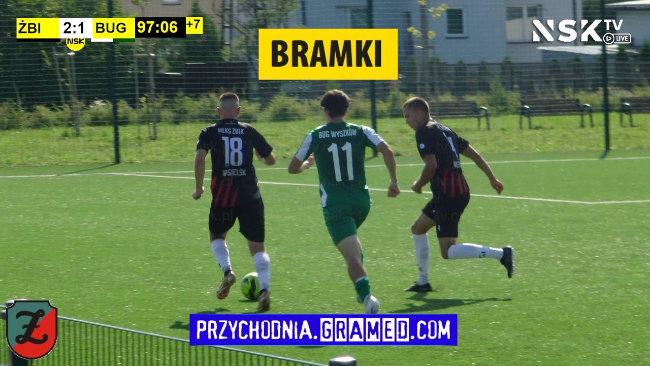 tv.nsk.pl [bramki] MLKS Żbik Nasielsk  - MZKS Bug Wyszków 2:1 (1:0) 2024-08-24 15:00