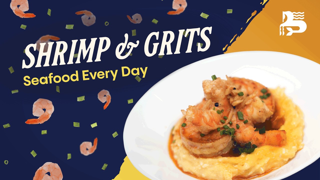 Shrimp & Grits Breakfast Made Easy, Quick & Classic Comfort Food | Seafood Every Day