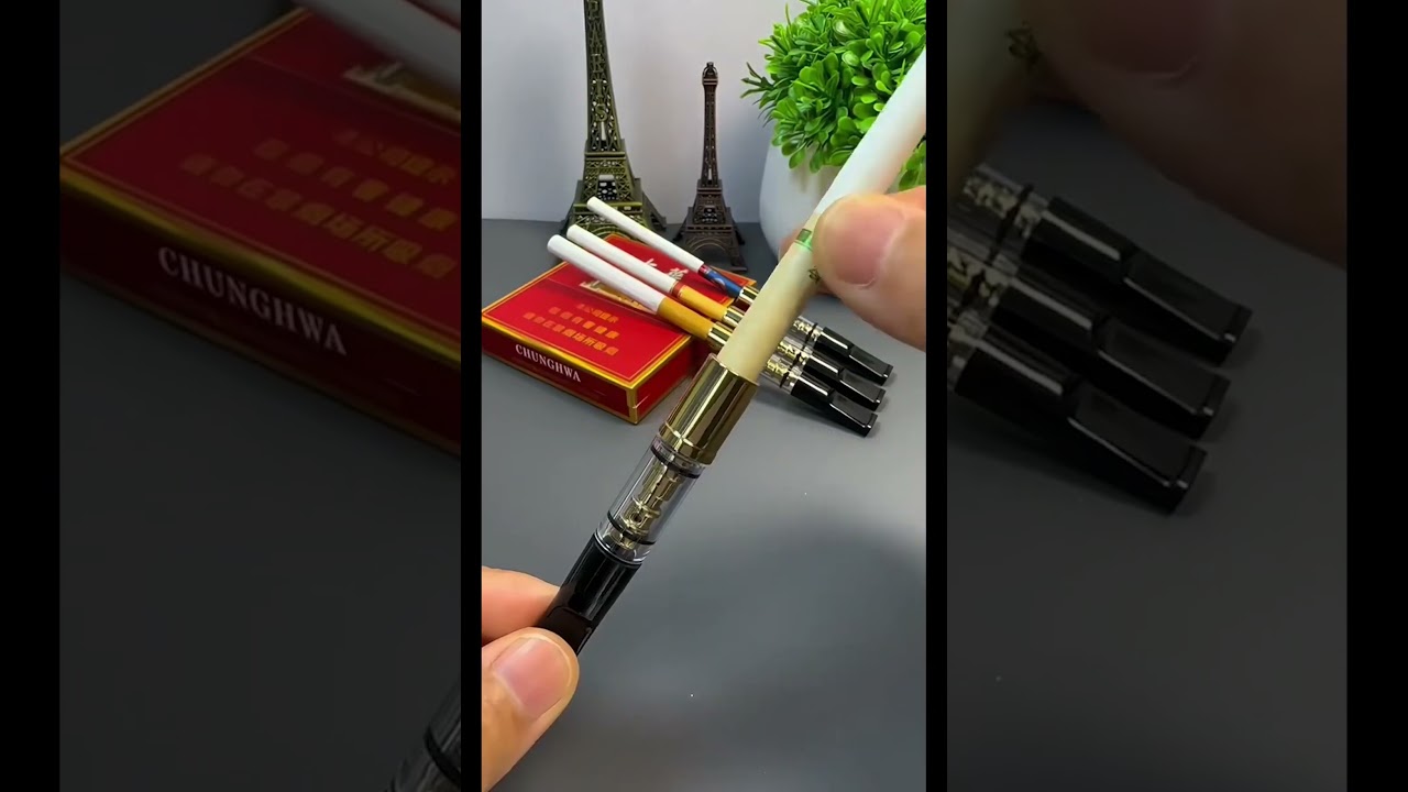 This is a cigarette filter that will help you filter out the harmful ingredients!#shorts #cigarette