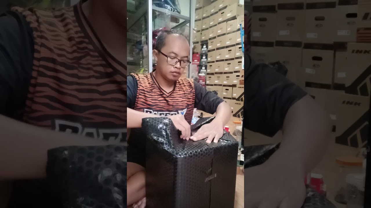 Packing KYT DJ maru gorila grey glossy Pesanan Diki Agustian (JX6896417560)