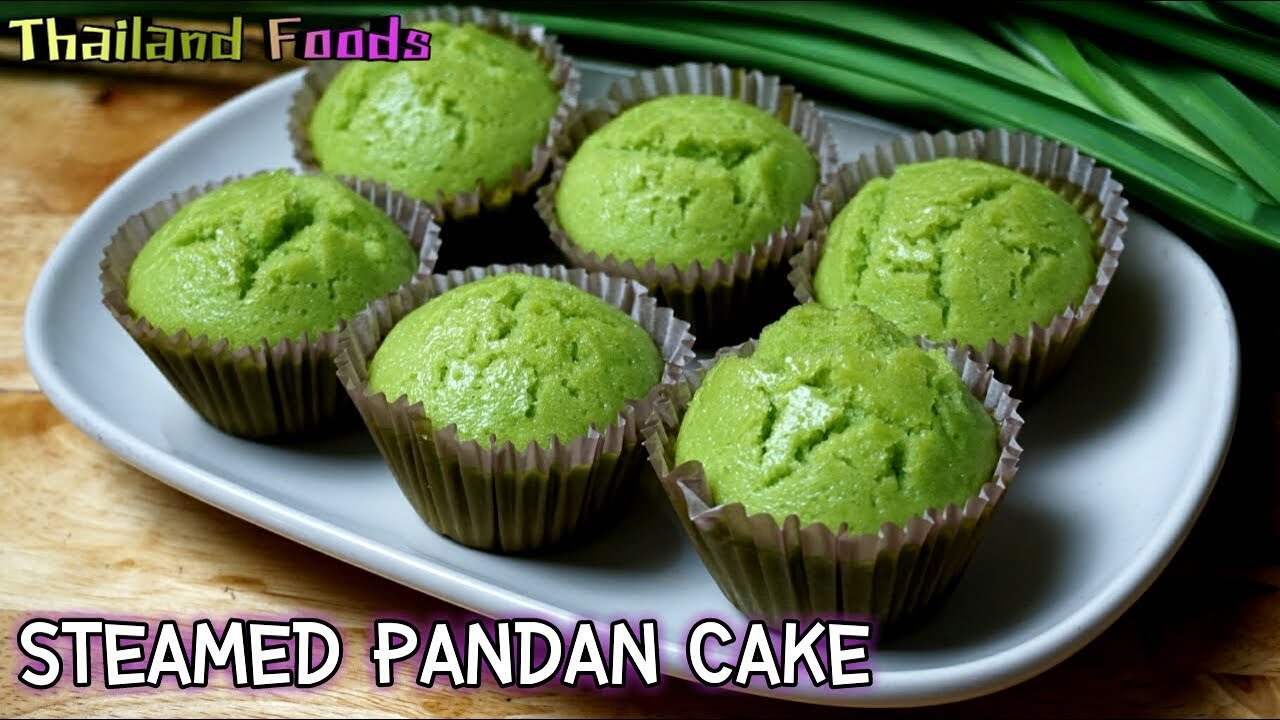 Thai Dessert | Steamed Pandan Cake