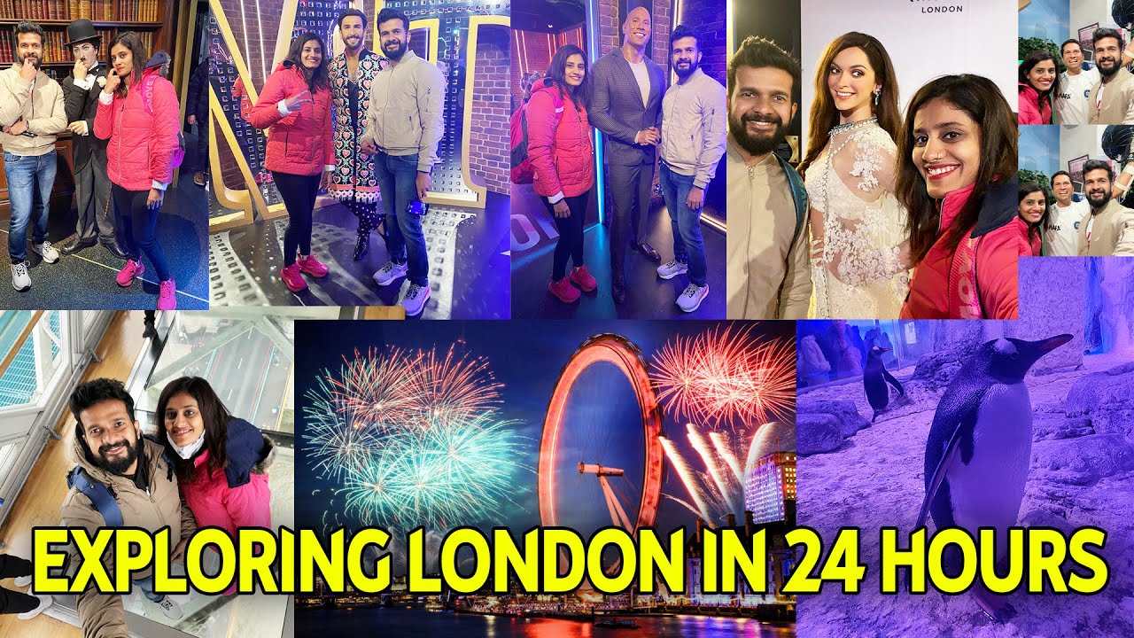 Exploring London In 2 DAYS | New Year Fireworks | Sealife Aquarium | Madame Tussauds
