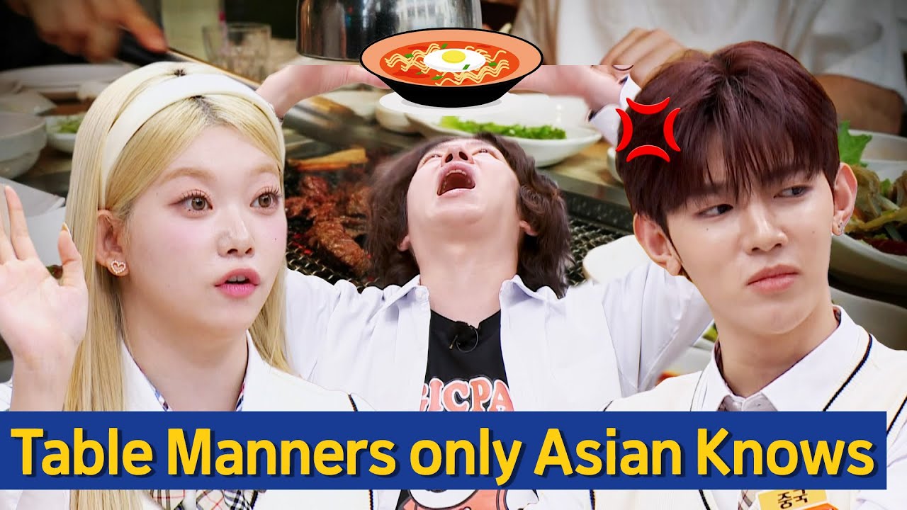 [Knowing Bros] When you eat noodles🍜, do you make a sound or not? KPOP Idols reaction