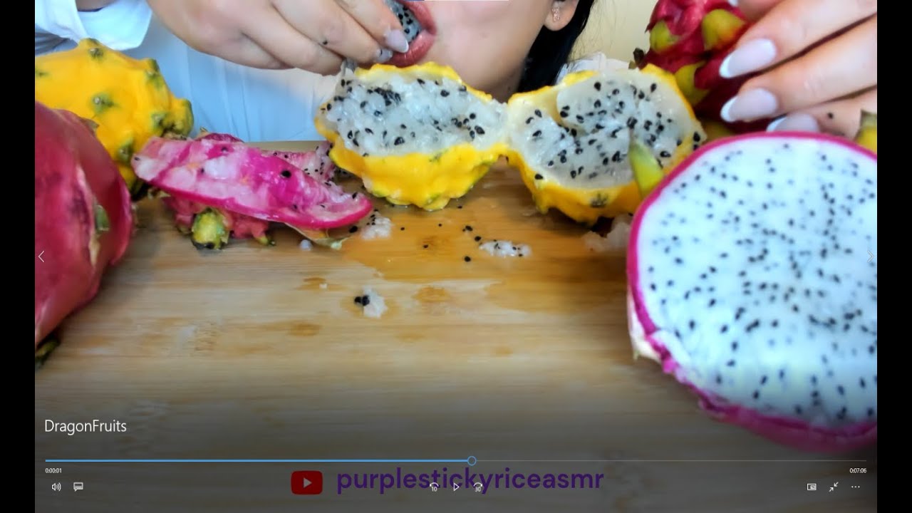 DRAGON FRUITS | EXTREMELY JUICY AND CRUNCHY | ASMR SOUNDS