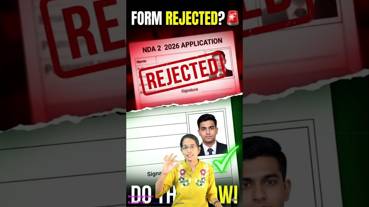 🚨 NDA 2 2026 Application: Avoid Rejection! Fill Guide ✅ #Shorts