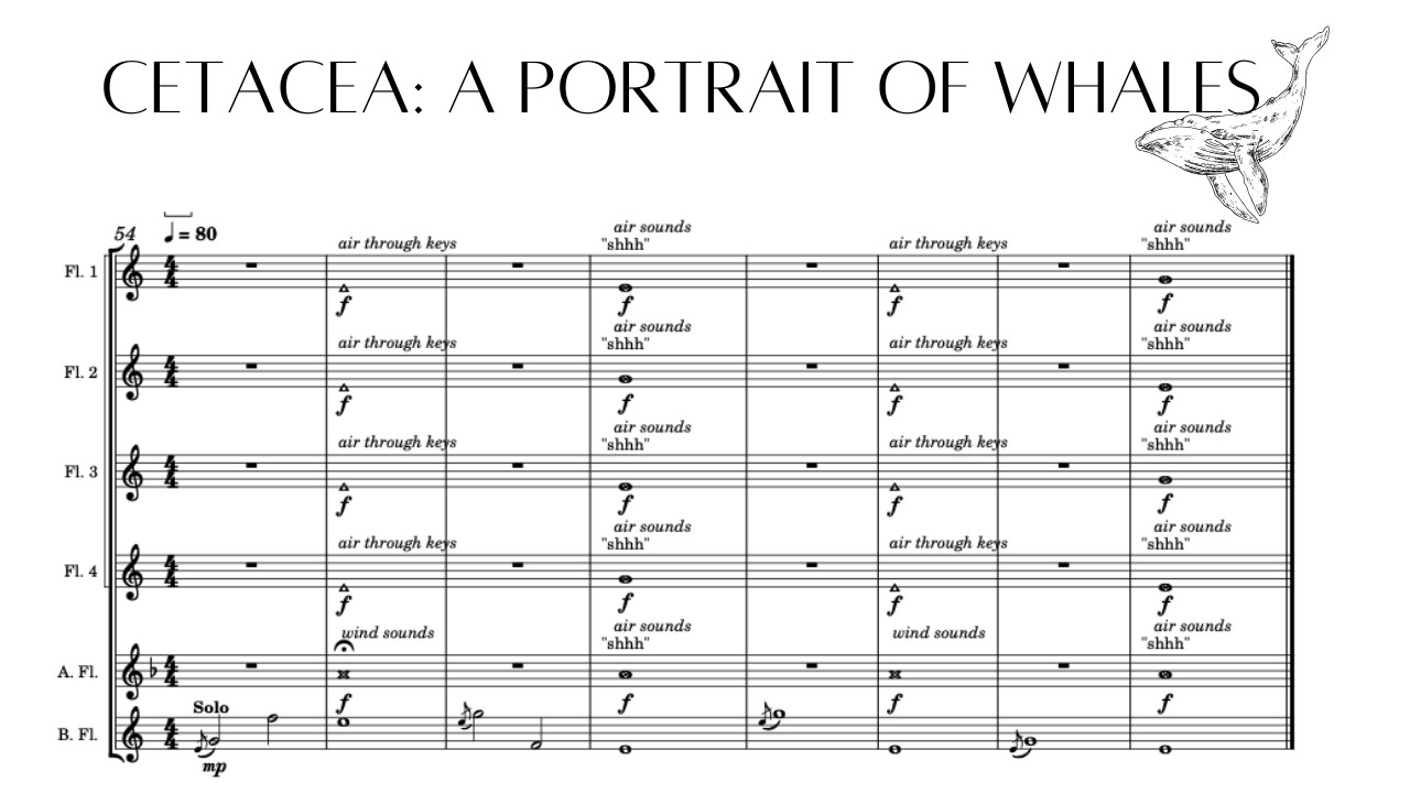 Cetacea: A Portrait of Whales | Flute Ensemble