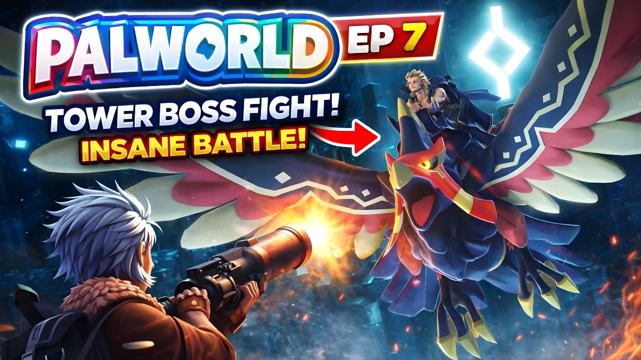 INSANE Tower Boss Fight! 😱 Palworld Gameplay EP 7 (Hindi)