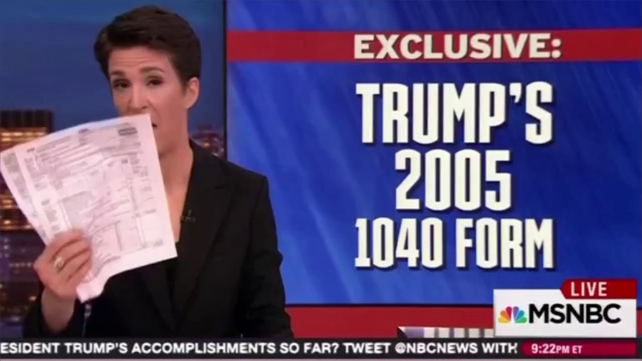 Maddow reveals Trump's tax returns, N.J. moves ahead with 2020 tax legislation