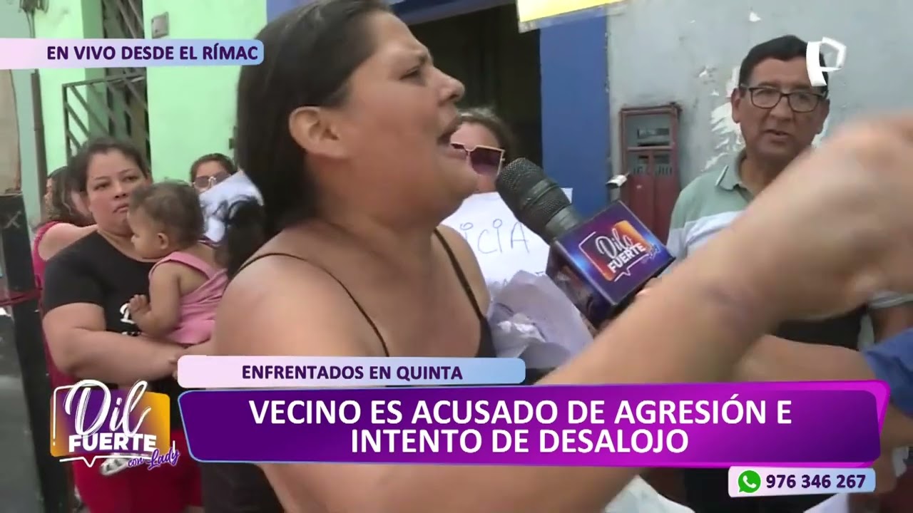 Vecinos en conflicto por disputa de una casa en quinta del Rímac