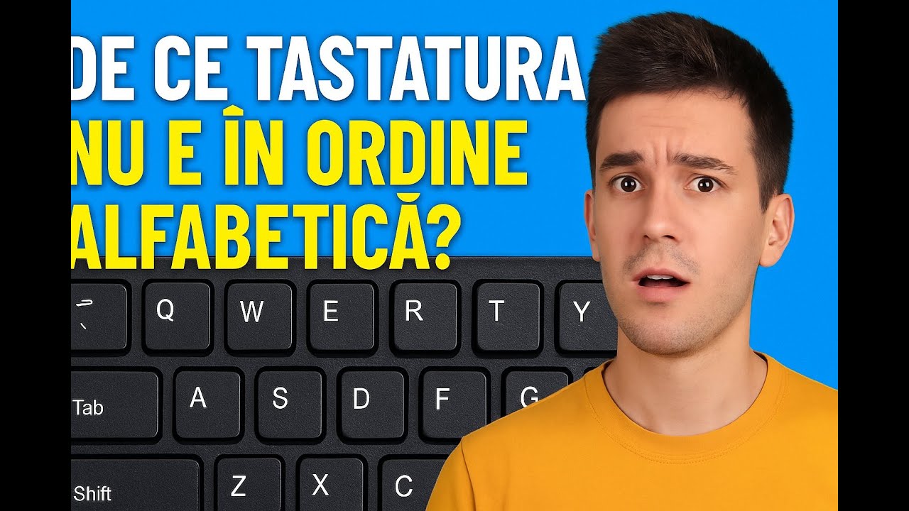 DE CE TASTATURA NU ESTE IN ORDINE ALFABETICA? (Și o provocare la final!)