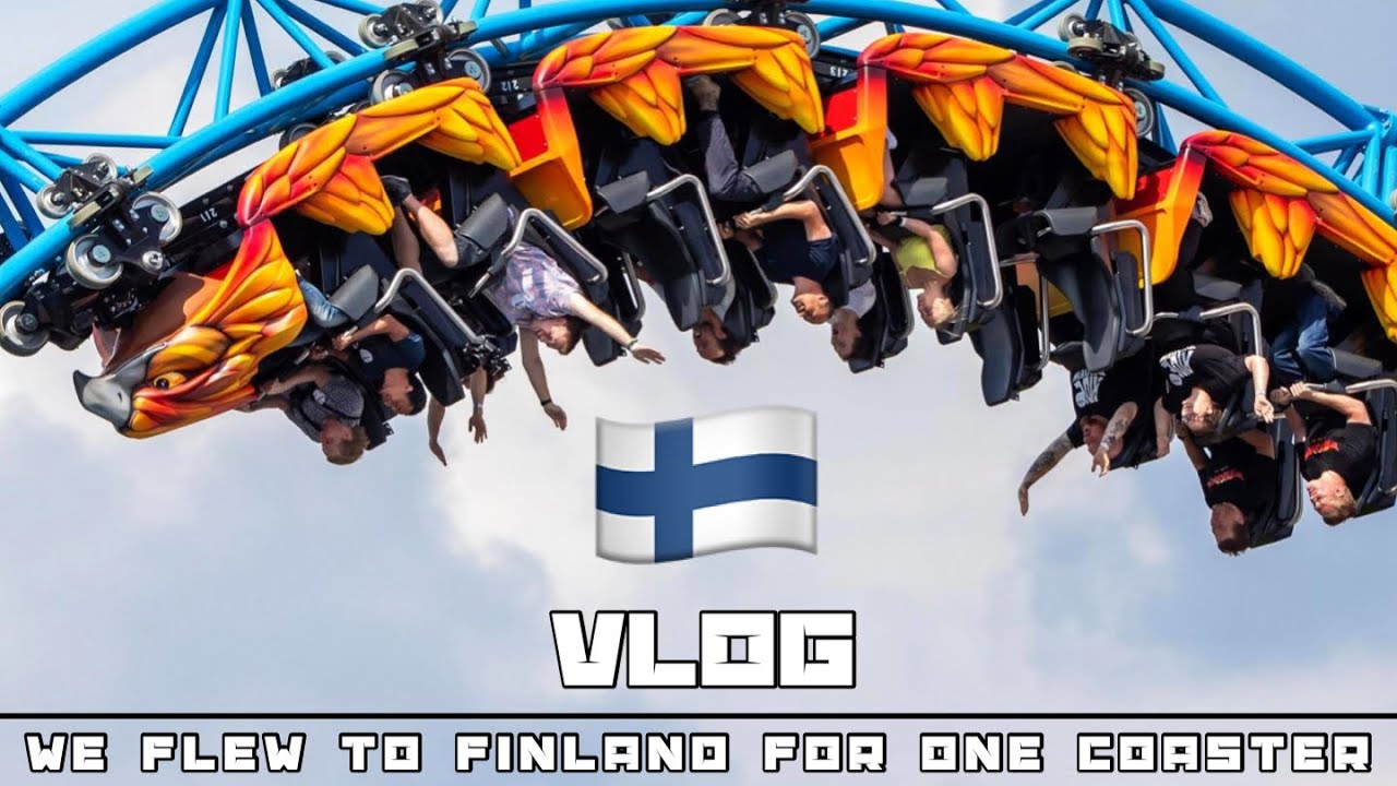 We Flew to FINLAND for ONE Roller Coaster! Linnanmäki - Helsinki, Finland | VLOG [2023]