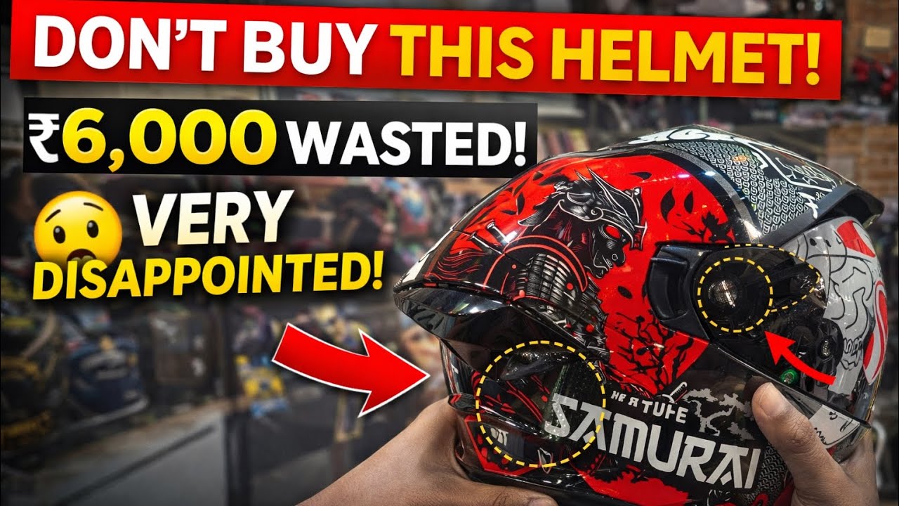I Regret Buying This ₹6000 Helmet 😤 NHK K5R Full Review & Truth