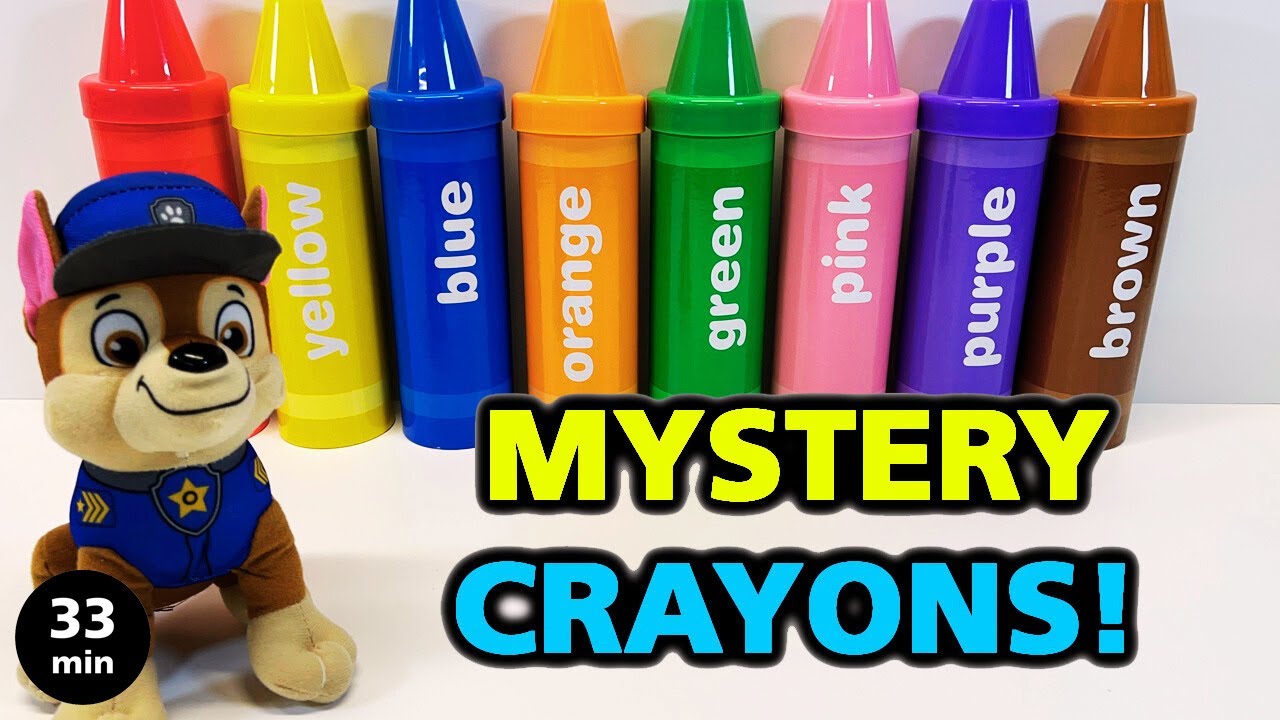 Mystery Crayons with Chase! | Fun Learning Video for Kids