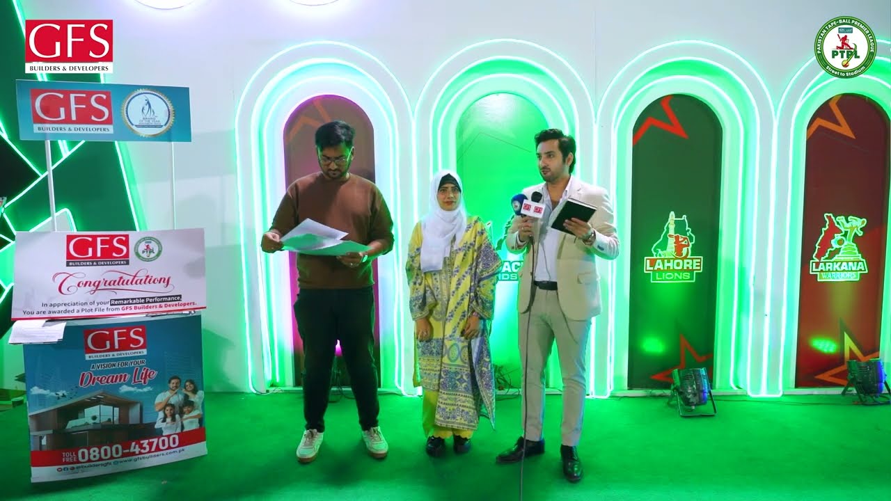 GFS Hands Over Plot Files to Winners | PTPL 2025 Semi-Final