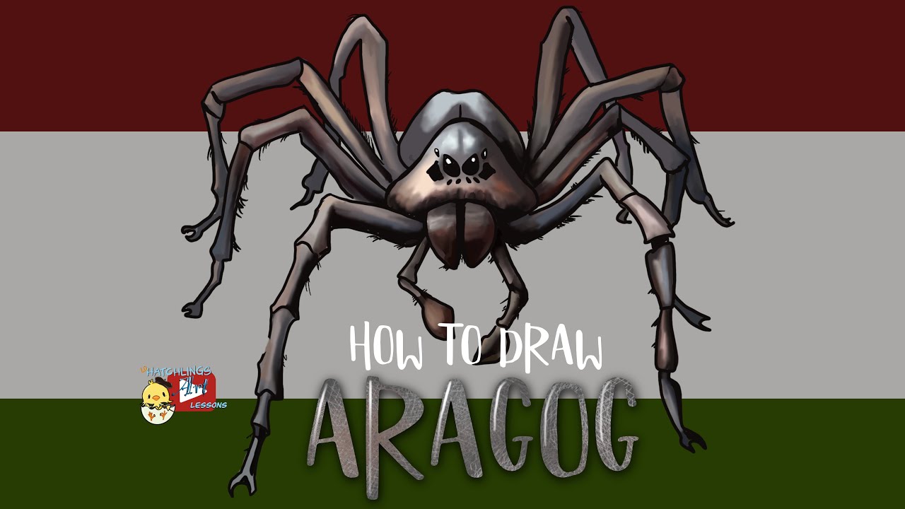 How to draw Aragog an Acromantula