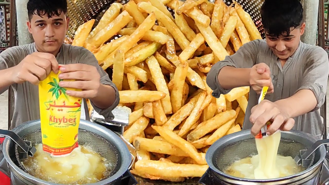16 Years Old Kid Selling FRENCH FRIES 🍟 How to Make Perfect OPTP, McDonald's Style French Fries