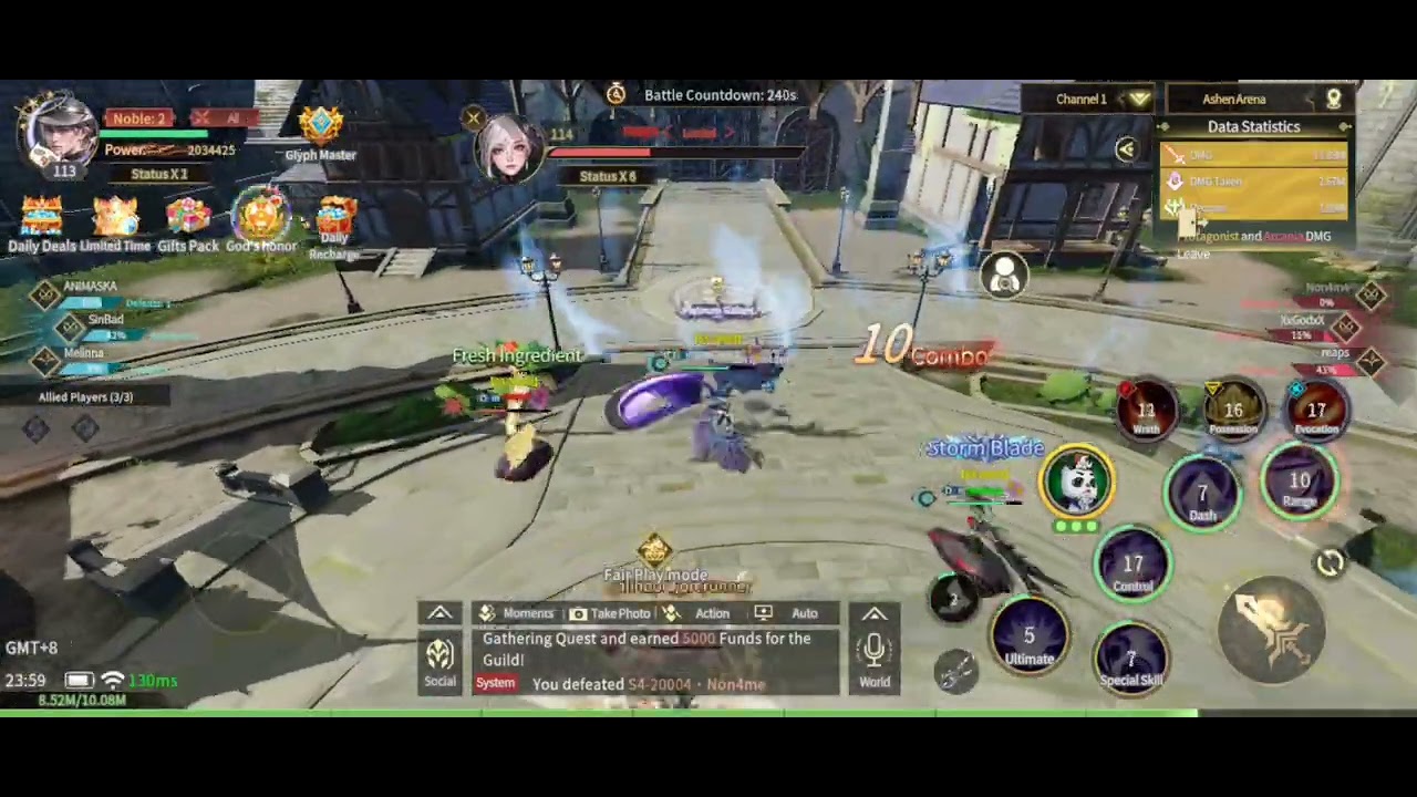 Forsaken World 2 - Ashen Arena 3V3 Short clip