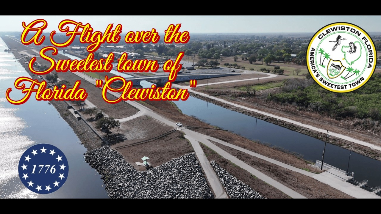 Florida’s Hidden Oasis Clewiston S 310 Lock & Public Boat Ramp A Bird's Eye View 4K