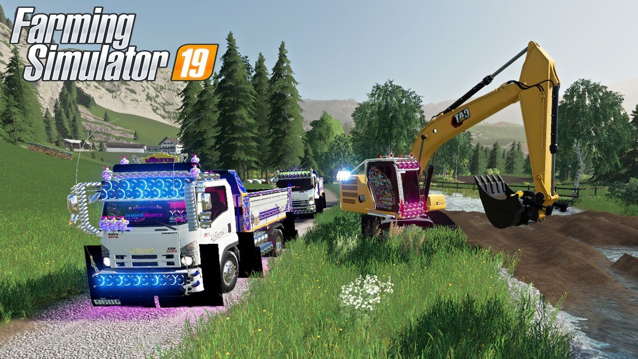 🔴 สิบล้อนิยม สังคมหกล้อซิ่ง Farming Simulator 19 [Note Nueng]