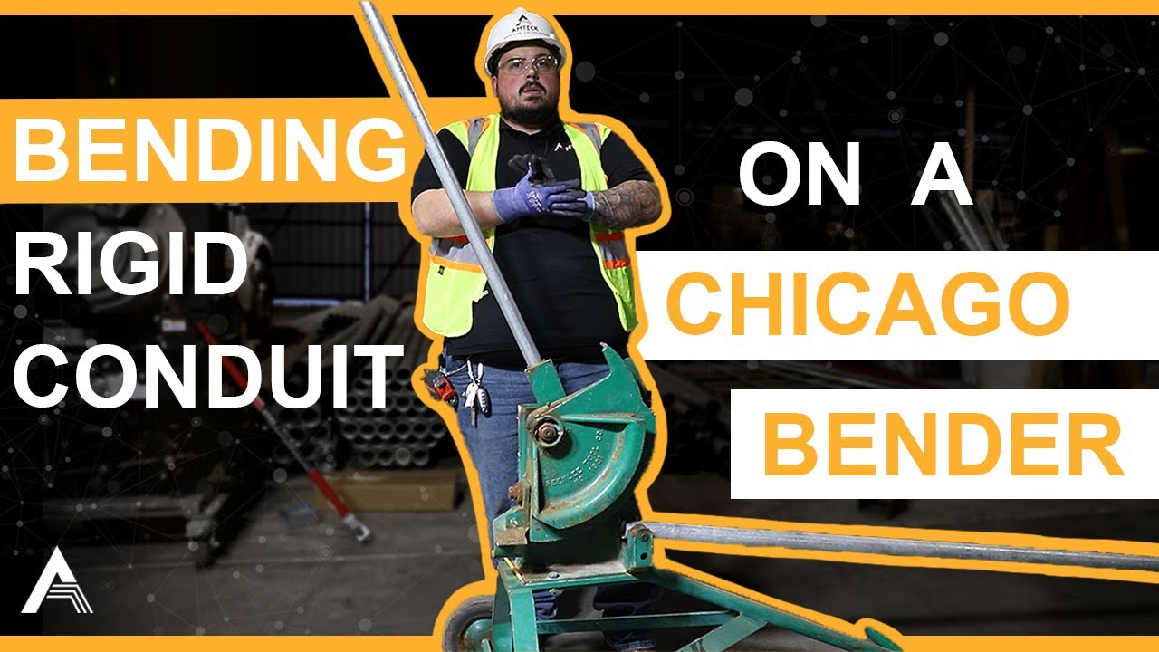Bending Rigid Conduit With A Chicago Bender