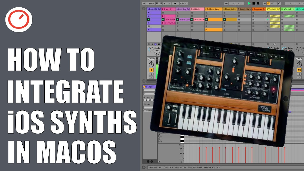IDAM Turns Your iPhone/iPad Synthesizer Apps In Sound Modules For DAWs On MacOS (Tutorial)