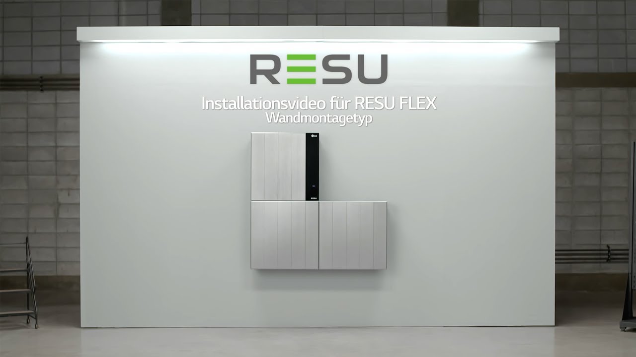 [DE] LG Home Battery RESU FLEX Installation Video_Wall-Mounting