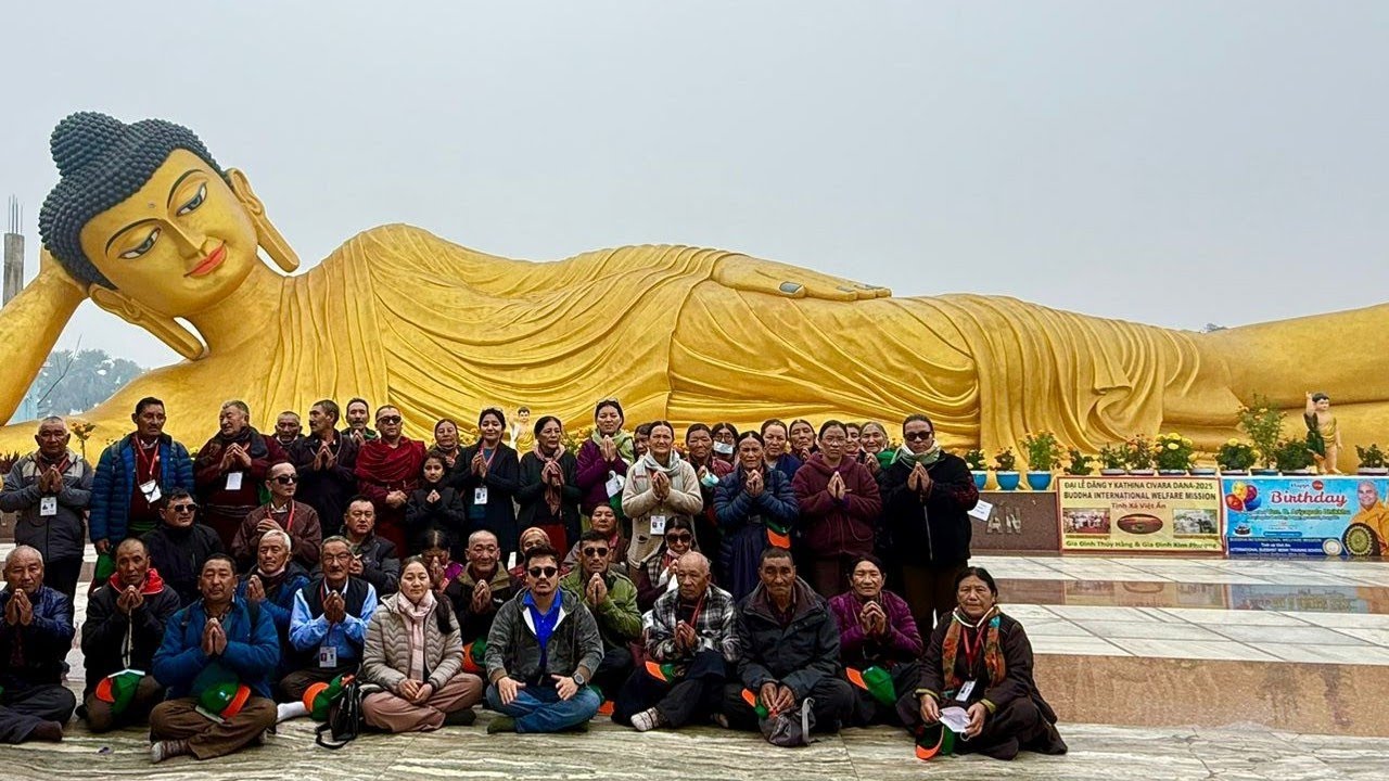 Pilgrimage tour to India and Nepal short video ནང་པའི་གནས་མཇལ།༢༠༢༦#buddhistpilgrimage 