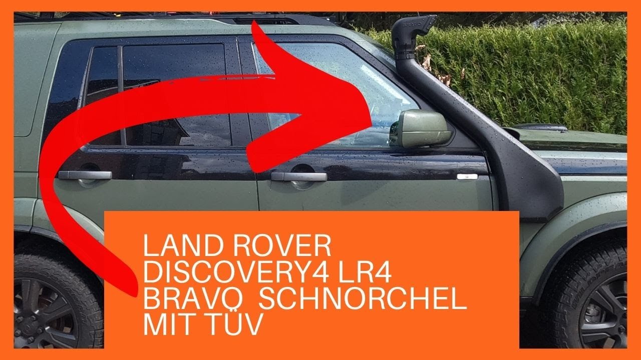 Bravo Schnorchel Snorkel Land Rover Discover3/4, LR3/4 Overland Rig raised air intake