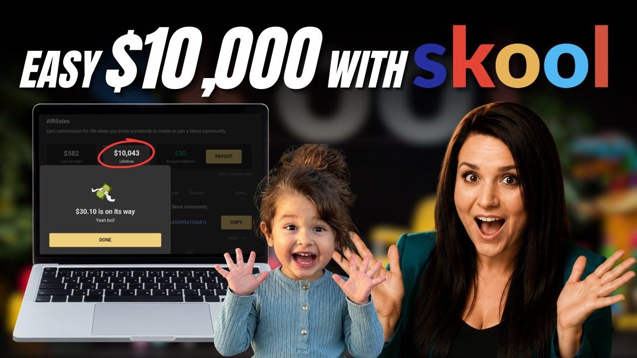 How I Made $10,000 With Skool Affiliates as a Single Mom