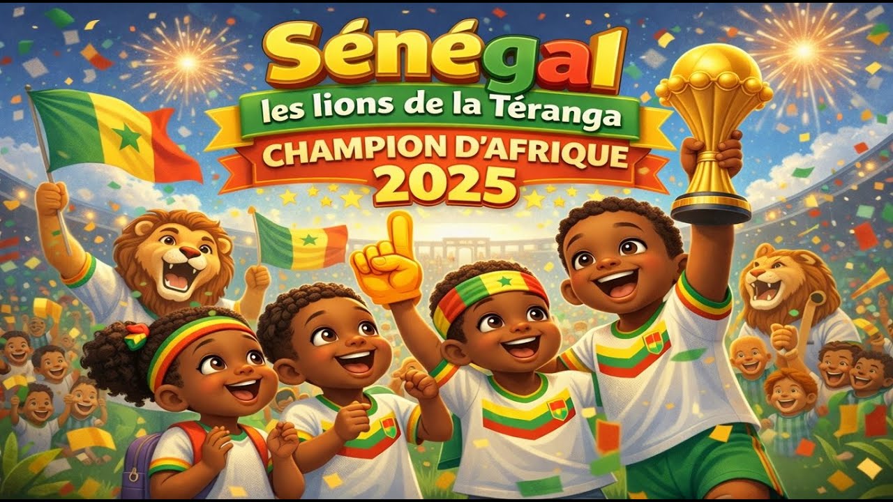 LIONS DE LA TÉRANGA – CHAMPIONS D’AFRIQUE 2025