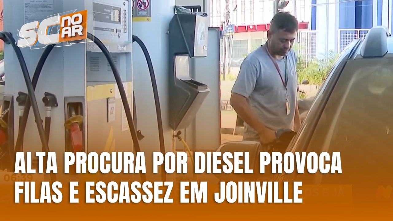 Postos de combustíveis em Joinville enfrentam falta devido à crise do diesel