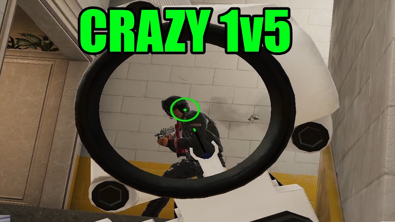Crazy 1v5 - Rainbow Six Siege