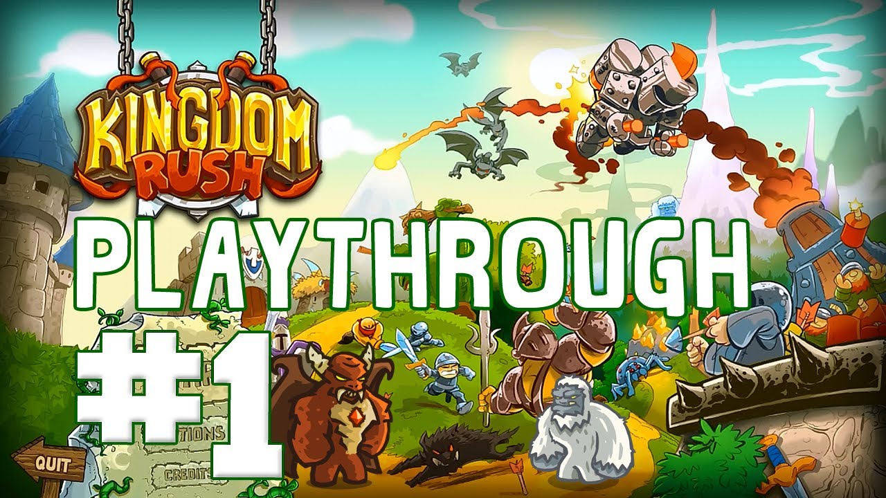 Kingdom Rush Playthrough - #1 - I LOVE DEFENSE GAMES! w/Hypercore Ripper