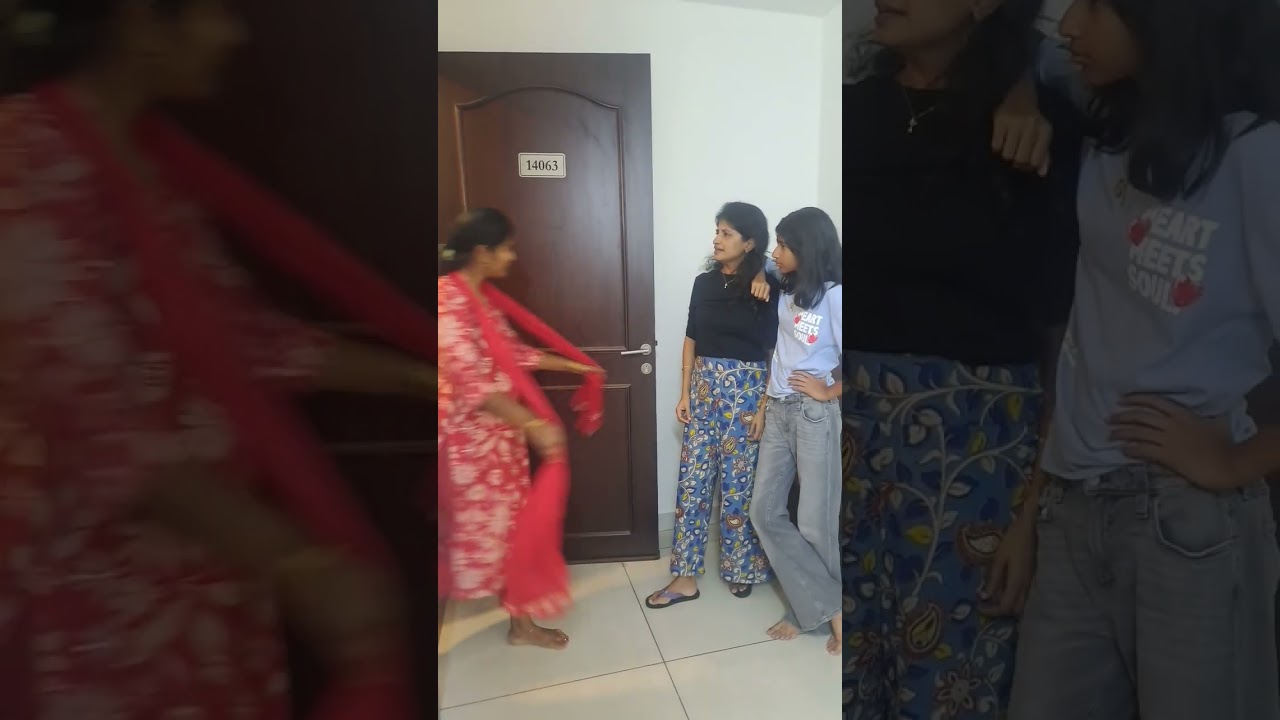 Malathi hosting guests 